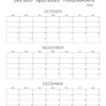 Three Month/Quarterly Calendars   36 Free Calendars | Printabulls | Q1 2024 Calendar Printable