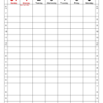 Weekly Calendars 2024 For Pdf   12 Free Printable Templates | 2024 Printable Weekly Calendar