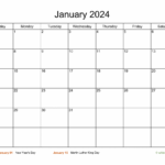 Wiki Calendar January 2024 With Holidays In 2023 | Monthly |  Calendar 2024