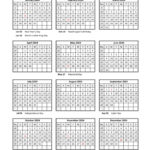 Yearly Printable Calendar 2024 With Holidays | Free Calendar | 2024 12 Month Calendar On One Page Printable