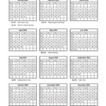 Yearly Printable Calendar 2024 With Holidays | Free Calendar |  Calendar 2024
