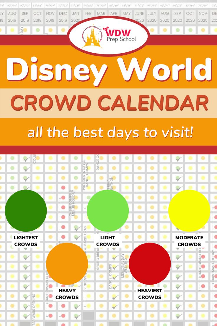 2024 &amp;amp; 2025 Disney World Crowd Calendar (Best Times To Go | Disney Crowd Calendar June 2024