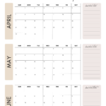 2024 April   June Calendar   Free Printable – Tara Thueson | 2024 Calendar April May June