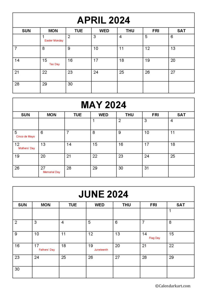 May June July Printable Calendar 2024 | Calendar 2024 | Printable ...