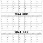 Calendar May June July 2024 | Calendar May, July Calendar, Calendar | April May June July Calendar 2024