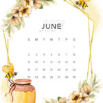 Cute June 2024 Calendar Printables   Anjahome | Printable Calendar |  Calendar 2024