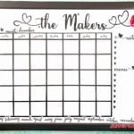 Diy Personalized Whiteboard Calendar With Print & Cut Magnets |  Calendar 2024