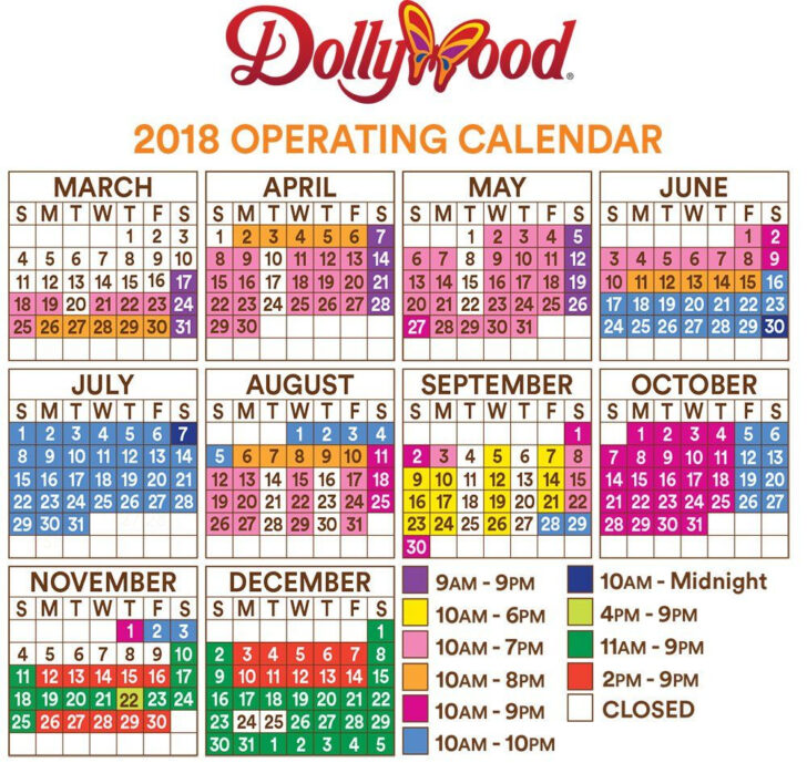 Dollywood Crowd Calendar June 2024 | Calendar 2024