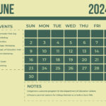 Free June 2024 Calendar Templates & Examples   Edit Online & Download | Calendar Of Events For June 2024