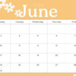 Free Printable, Custom June 2024 Calendar Templates | Canva | Calendar For Month Of June 2024