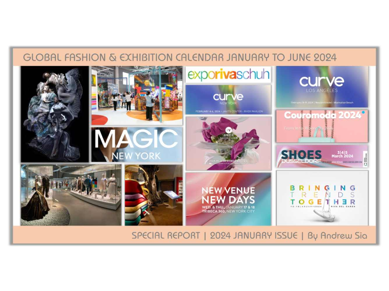 Global Fashion &amp;amp; Exhibition Calendar January To June 2024 | Las Vegas Calendar June 2024