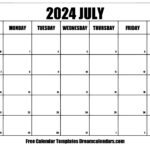 July 2024 Calendar   Free Printable With Holidays And Observances | June And July 2024 Printable Calendar