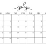 July 2024 Calendars   50 Free Printables | Printabulls | Calendar For The Month Of June And July 2024