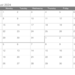 July And August 2024 Printable Calendar | 2024 Calendar June July August