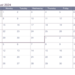 July And August 2024 Printable Calendar | Calendar For June And July 2024