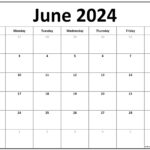 June 2024 Calendar | Free Printable Calendar | Free June Printable Calendar 2024