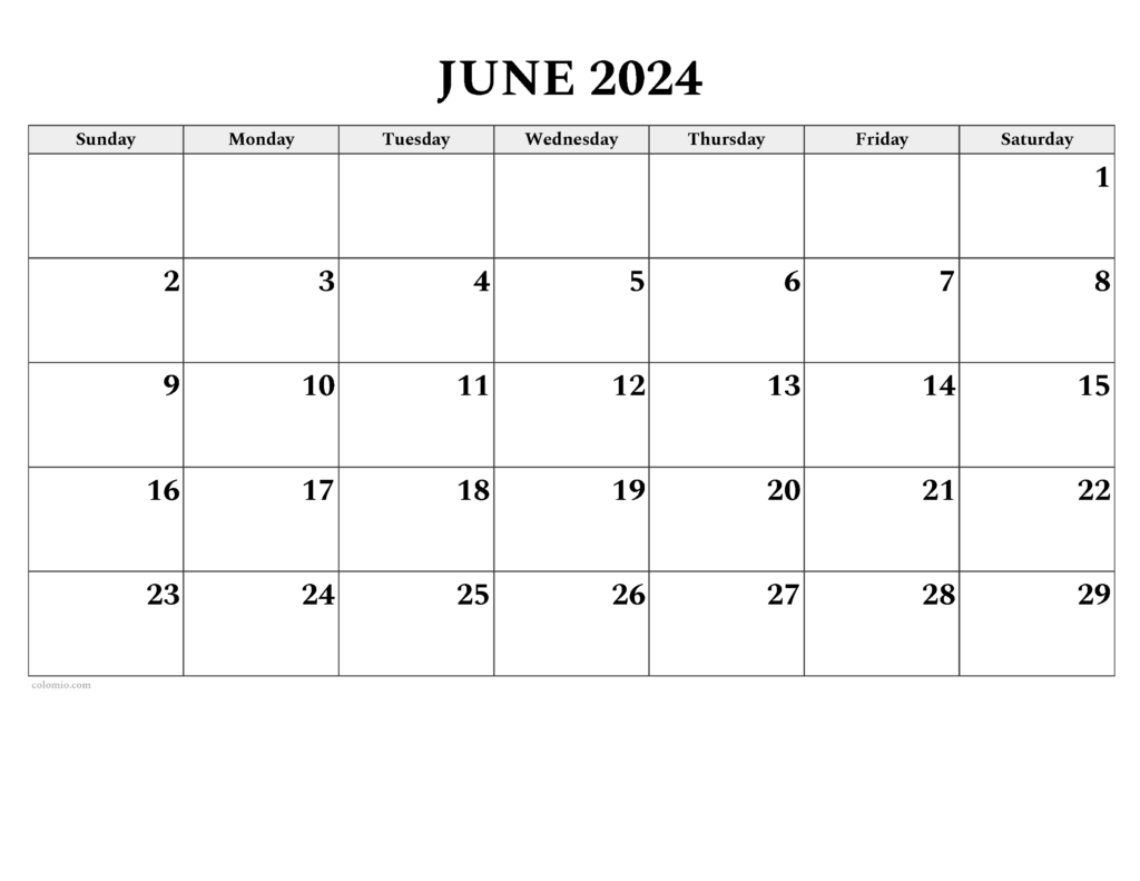 2024 Calendar June July August | Calendar 2024 | Printable Calendar 2024