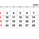 June 2024 Calendar | Free Printable Pdf, Xls And Png | June 2024 To June 2024 Calendar