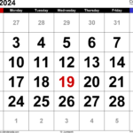 June 2024 Calendar | Templates For Word, Excel And Pdf | 2024 June Calendar With Holidays