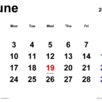 June 2024 Calendar | Templates For Word, Excel And Pdf | A Calendar For The Month Of June 2024