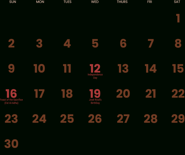 June 2024 Calendar With Holidays | Calendar 2024