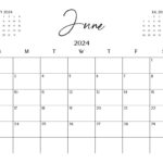 June 2024 Calendars   50 Free Printables | Printabulls | Blank Calendar May And June 2024