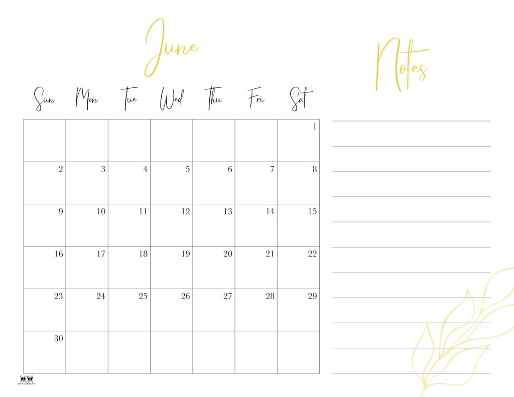 June 2024 Calendars - 50 Free Printables | Printabulls | Calendar 2024