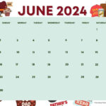 June 2024 Calendars (52 Free Pdf Printables) | June 2024 Calendar Father&#039;s Day