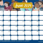 June 2024 Calendars (52 Free Pdf Printables) | June 2024 Calendar Father'S Day