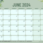 June 2024 Calendars (52 Free Pdf Printables) | Show Me Calendar For June 2024