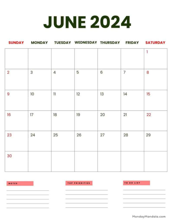 Show Me The Calendar Month of June 2024 | Calendar 2024