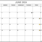 June 2024 Lunar Calendar | Moon Phase Calendar | Full Moon Calendar June 2024