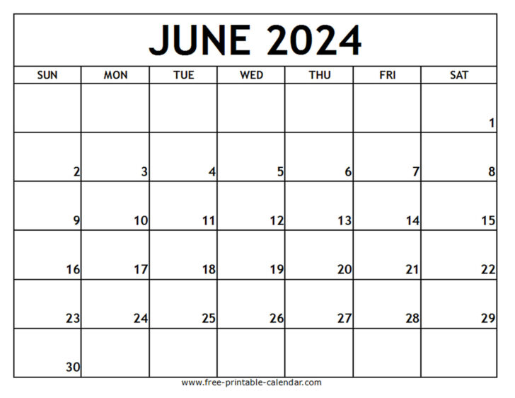 Blank June July August 2024 Calendar | Calendar 2024