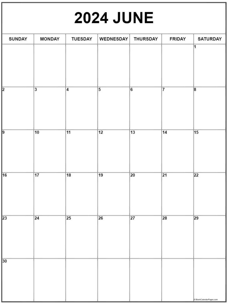 Picture of June 2024 Calendar | Calendar 2024