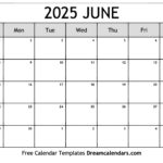 June 2025 Calendar   Free Printable With Holidays And Observances | Month Of June 2025 Calendar