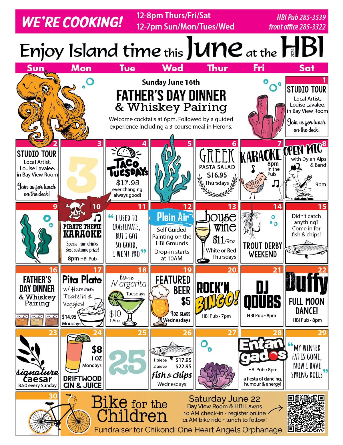 June Calendar: What&amp;#039;S Happening At The Inn - Heriot Bay Inn | Top | Calendar of Events For June 2024