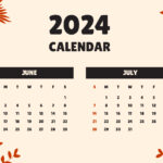 June July 2024 Calendar Template   Edit Online & Download Example | Blank June And July 2024 Calendar