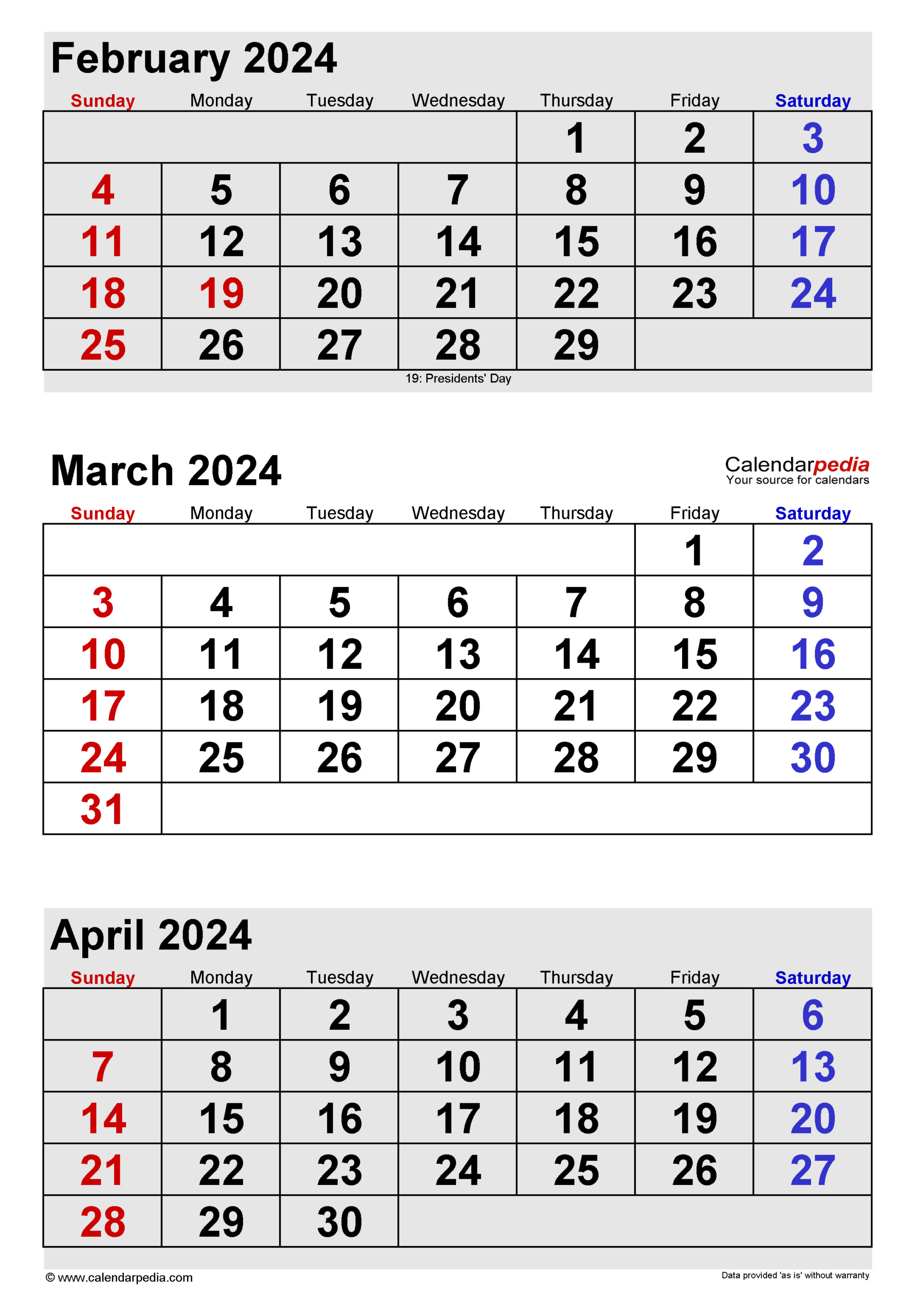 March 2024 Calendar | Templates For Word, Excel And Pdf | Calendar 2024