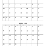 March And April 2024 Calendar | Calendar Quickly |  Calendar 2024