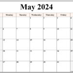 May 2024 Calendar | Free Printable Calendar | Blank Calendar May And June 2024