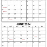 May June 2024 Calendars (3Rd Bi Monthly)   Calendarkart | Blank Calendar May And June 2024