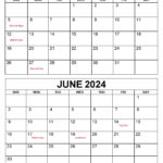 May June 2024 Calendars (3Rd Bi Monthly)   Calendarkart | Calendar 2024 May And June