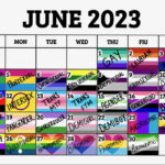 Pride Month 2023 Calendar : R/Demifluid | June 2024 Pride Month Calendar