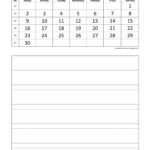 Printable 2024 June Calendar Grid Lines For Daily Notes (Vertical |  Calendar 2024