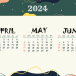 Printable April May June 2024 Calendar Template   Edit Online | April May June July 2024 Calendar