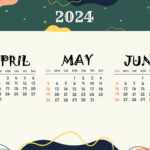 Printable April May June 2024 Calendar Template   Edit Online | Blank Calendar May And June 2024