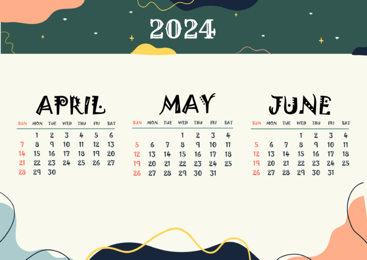 Blank Calendar May and June 2024 | Calendar 2024