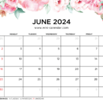 Printable June 2024 Calendar Templates With Holidays | 2024 June Calendar With Holidays