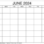 Printable June 2024 Calendar Templates With Holidays |  Calendar 2024