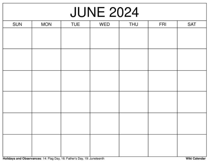 Show Me A Calendar of June 2024 | Calendar 2024